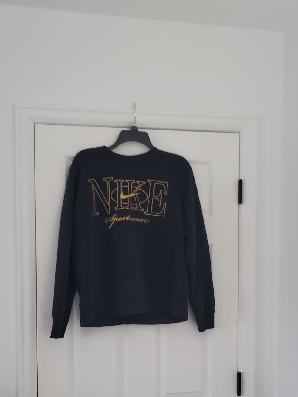 Nike Navy Sweatshirt with Gold Logo